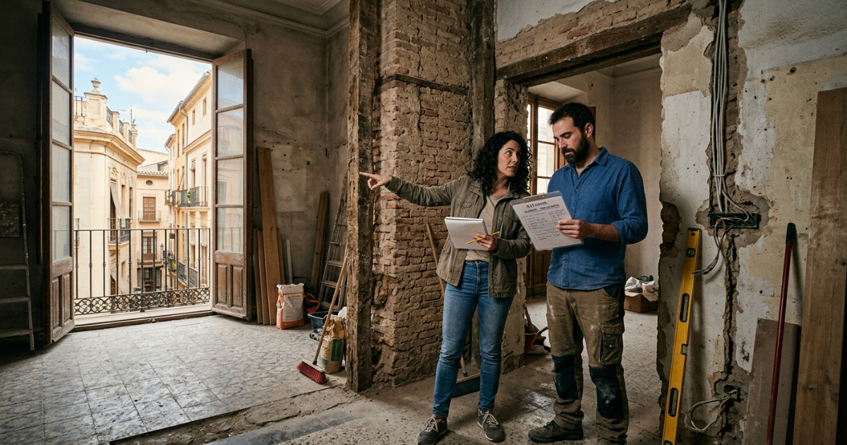 Comprar para remodelar en Valencia: ¿oportunidad o error común?